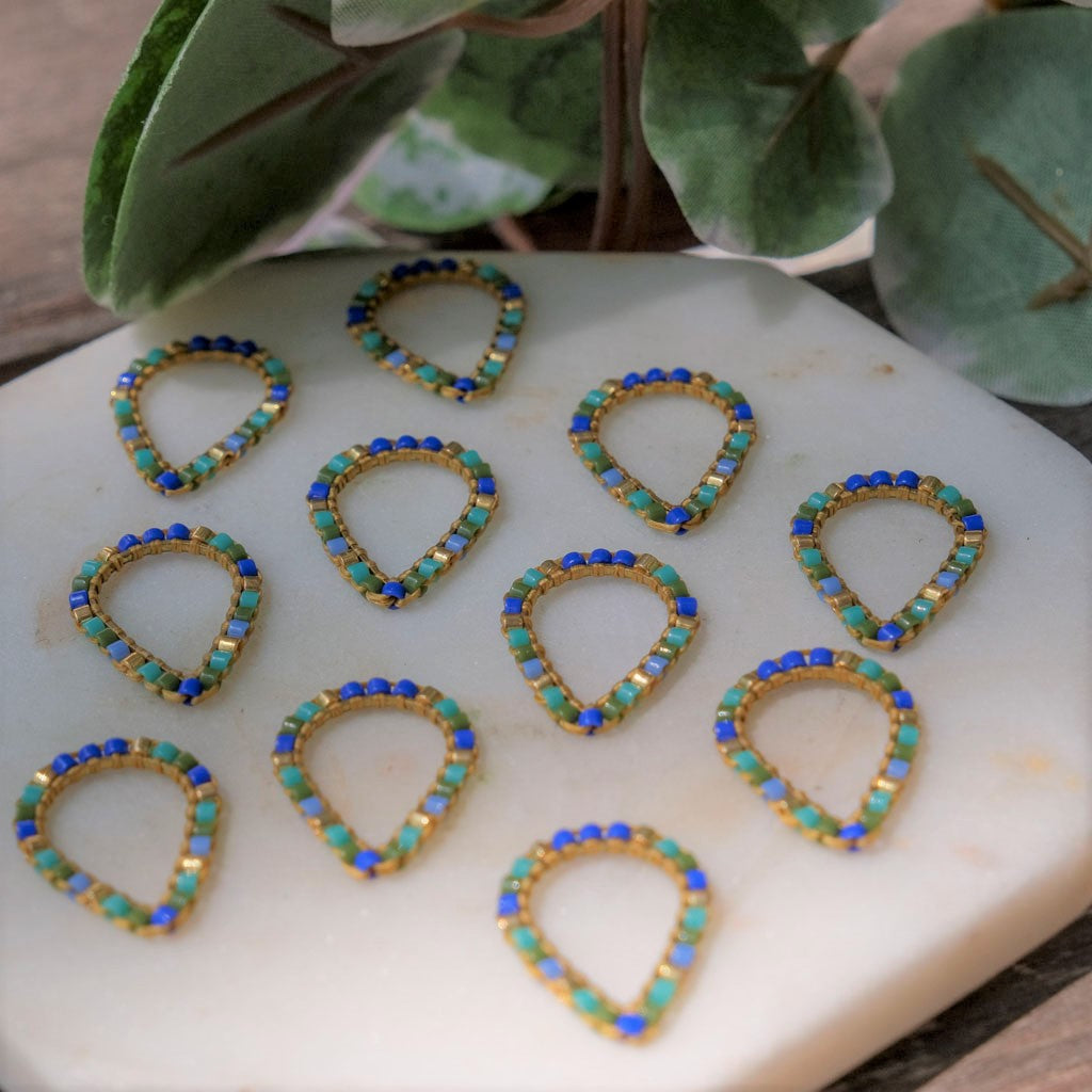 Bead Teardrop Stitch Markers