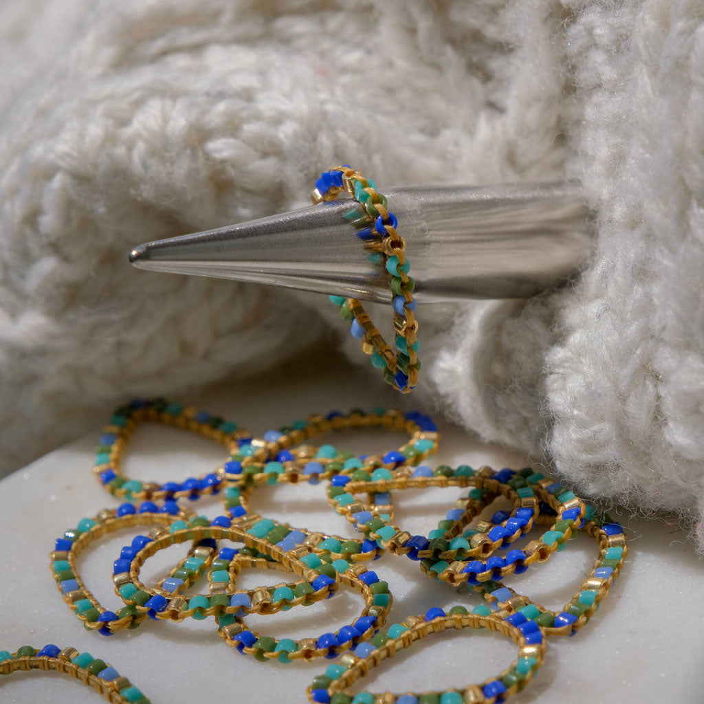 Bead Teardrop Stitch Markers
