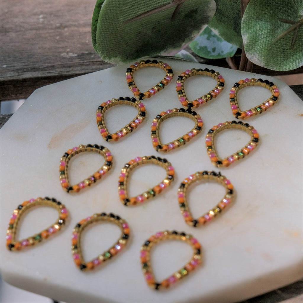 Bead Teardrop Stitch Markers