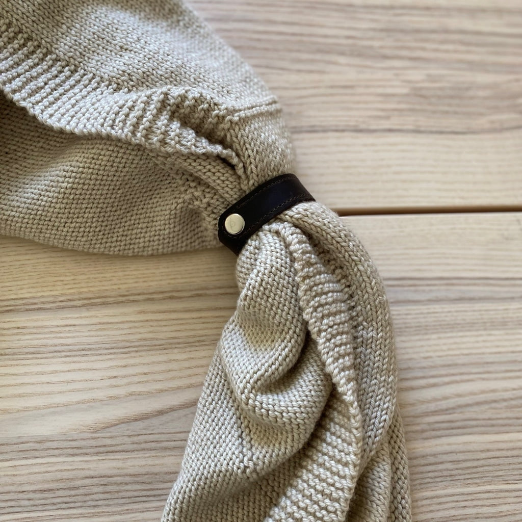Leather Snap Shawl Cuff