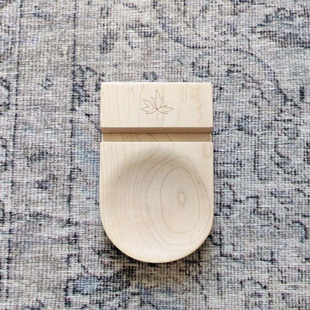 Maple phone stand